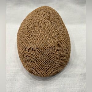 Rare vintage L.L. Bean Natural Woven Basket newsboy hat